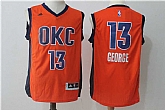 Oklahoma City Thunder #13 Paul George Orange Swingman Jersey,baseball caps,new era cap wholesale,wholesale hats